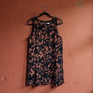 a new day Black and Brown Patterned Dress